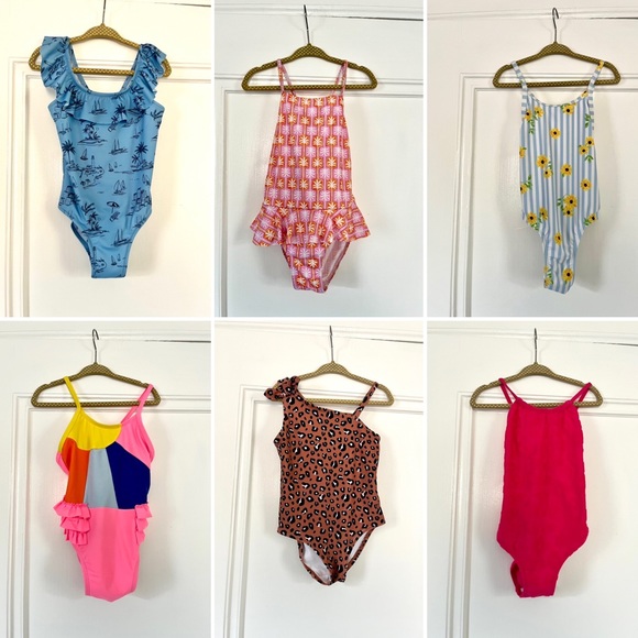 Zara Other - Like New! Bundle Deal Lot x6 Adorable Zara Carter’s Swimsuits Bathing Suits (4T)